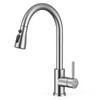 WEWE Kitchen Faucets with Pull Down Sprayer, Leak-Proof Stainless Steel