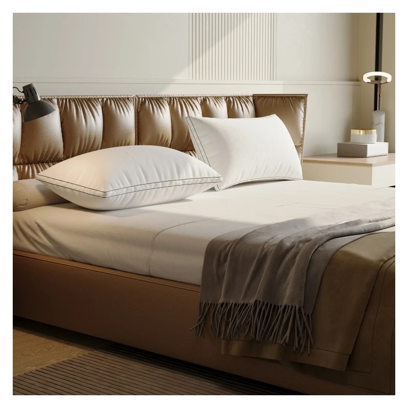 Overseas Stock Different Size Sleeping Pillow 40% White Goose Feather