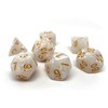 Marble Swirl Polyhedral Dice Set - 7 Piece Dice Set