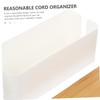 CIYODO Cable Management Box Bamboo Lid Cord Organizer for Desk