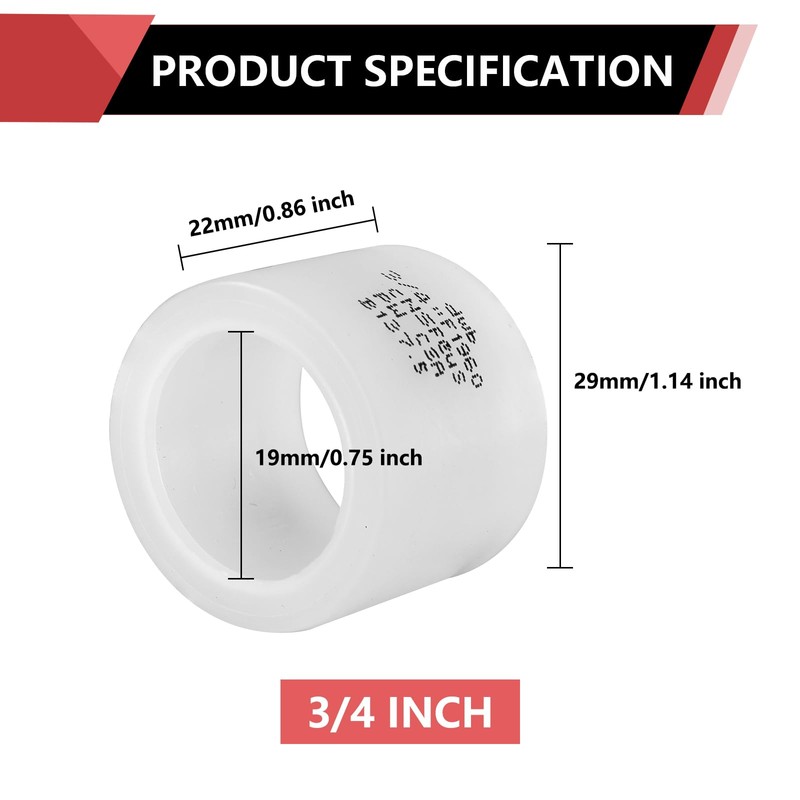 (Pack of 50) EFIELD 3/4 Inch F1960 Expansion Rings/Sleeves for