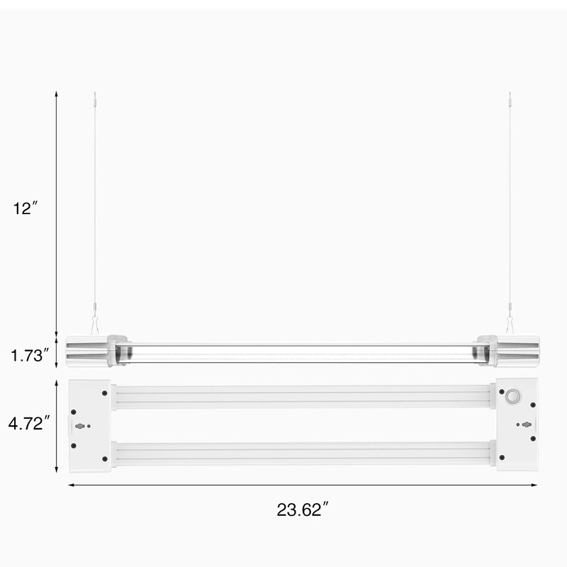 BoostGro LED Grow Light Full Spectrum Modular Linkable 5000K Daylight