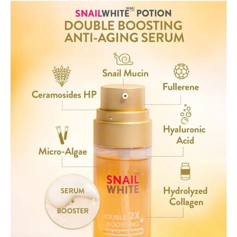 Snail White Namu Life Snail White Double Boosting Anti-Aging Serum