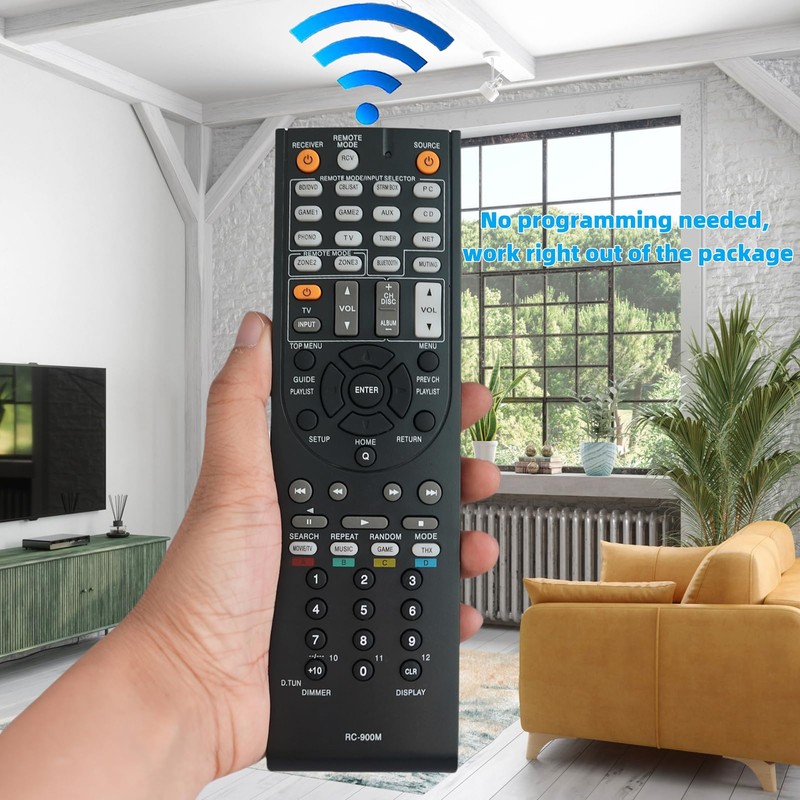 Replacement Remote Controller RC-900M fit for ONKYO RC-897M TX-RZ900 TX-RZ800