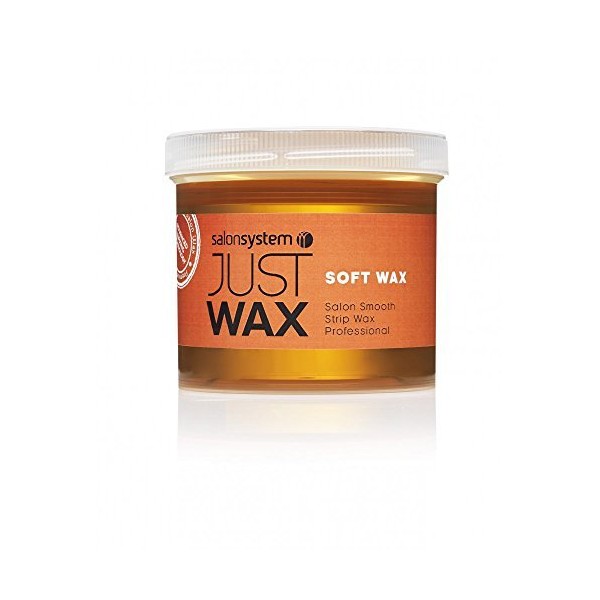 Salon System Just Wax Traditional High Performance Soft Wax for Sensitive Skin 450g