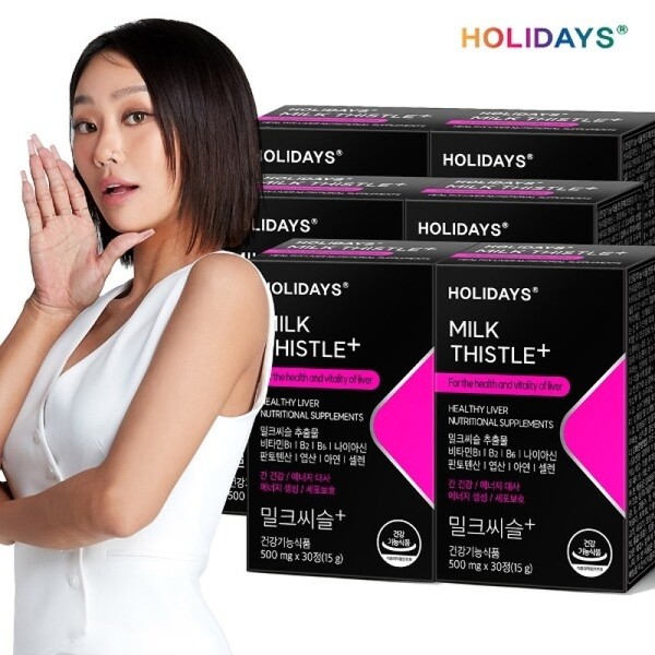 Holidays Vitamin B Complex Fortified Silymarin Milk Thistle+ x 6