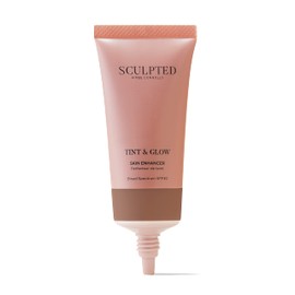 Tint & Glow Hydrating Moisturising Skin Enhancer from Sculpted by Aimee (Rich Plus 9.5) – 45ml Cruelty-Free Moisturising & Tinted Skin Booster with SPF 30 and Blue Light Protection
