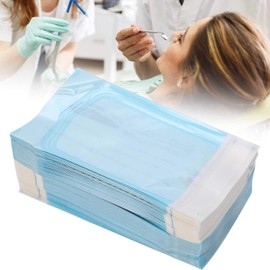 Ejoyous Bolsa de Esterilización Dental, 200 Piezas Bolsa de limpieza autosellable Bolsa de Almacenamiento para Instrumentos de Limpieza de Dientes Herramientas Dentales Esterilización (83 x 160mm)