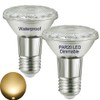 8W PAR20 LED Warm White 3000K Dimmable,Range Hood Light Bulbs,Indoor/Outdoor,Glass