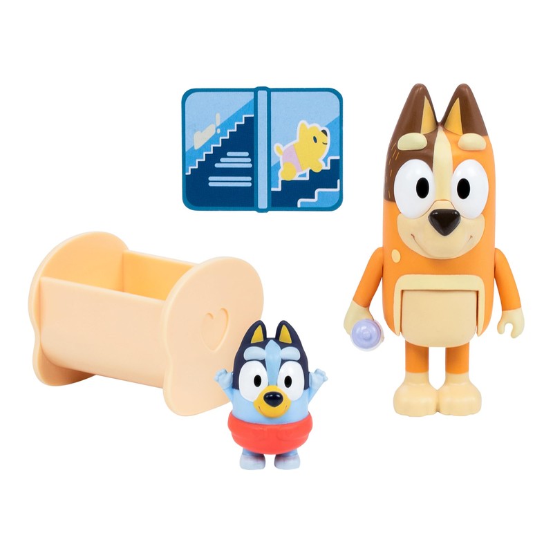 Bluey Figure 2-Pack Baby Race | 2 Figure Pack with