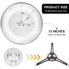 12" Microwave Glass Plate Replacement Fits for Whirlpool - W10337247
