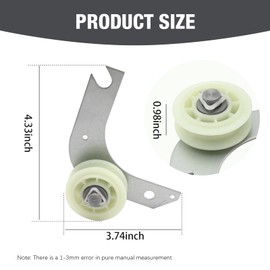 LIDSCURA 137315300 Dryer Belt and Idler Pulley Kit, Replacement for Electrolux, Replacement for Kenmore, Replacement for Crosley, Replacement for Frigidaire, Replaces PS2349294, 134719300, 1482960