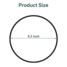 Black Lid Latch Strap Rubber Band Fit for Hamilton Beach Crock Pot Slow Cooker 6, 7, and 8 quart models, including 33167, 33172, and 33176（2PC）