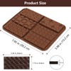 PiiiinkHot Thin Silicone Chocolate Bar Mold | 2-Pack 6-Cavity Break-Apart