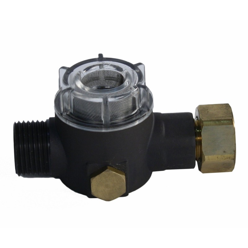 Erie Tools Aluminum Water Inlet Filter with Stainless Steel Screen