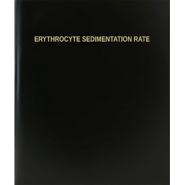 BookFactory Erythrocyte Sedimentation Rate Log Book/Journal/Logbook - 120 Page, 8.5"x11", Black Hardbound (XLog-120-7CS-A-L-Black(Erythrocyte Sedimentation Rate Log Book))