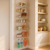 Jumbl 24" Wide Adjustable Door/Wall Mount Hanging Spice Storage Rack