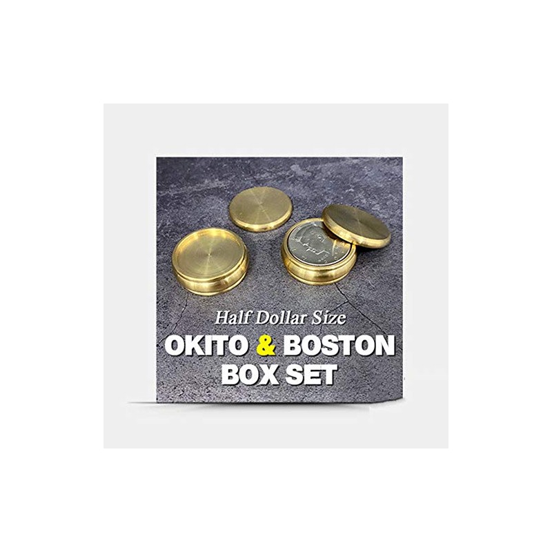 ZQION Okito & Boston Box Set (Half Dollar Size) Magic