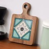 Golspia Heat Resistant Wood Square Tile Trivet Kitchen Accessories Scandinavian