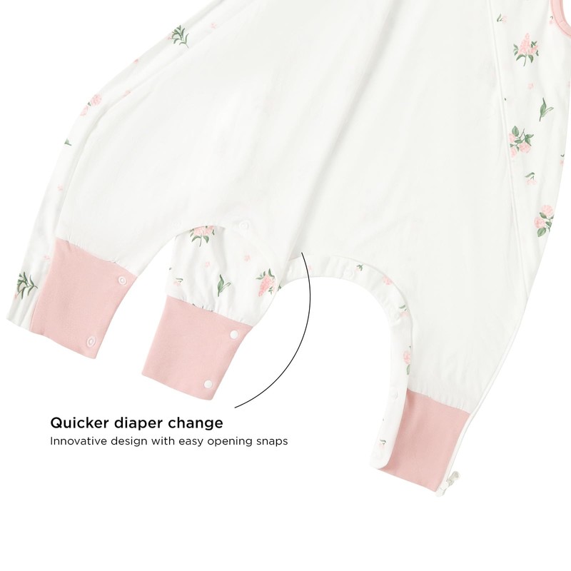 Duomiaomiao 2 Pack 0.5 TOG Toddler Sleep Sack 6-12 Months