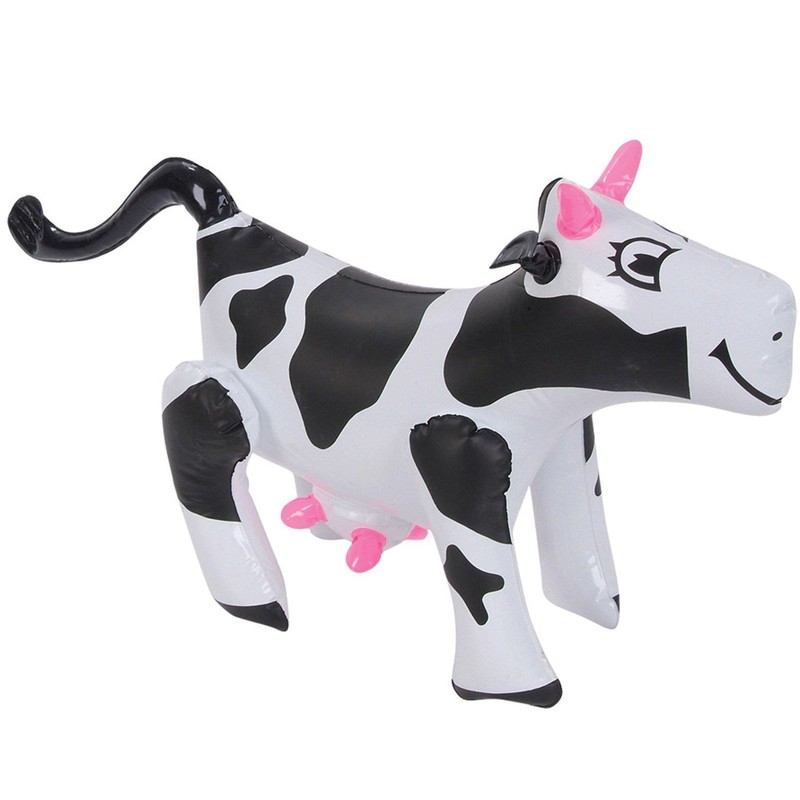 Rhode Island Novelty 17 Inch Cow Inflate, One per Order