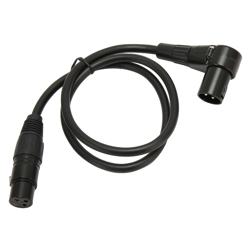 XLR to XLR Cable Elbow Male to Straight Female HiFi