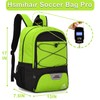 Hsmihair Soccer Bag-Soccer Backpack&Backpack for&Football Volleyball& Basketball,with Ball Compartment and