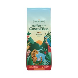 Coffee from Costa Rica Medium Roast Ground I 16 oz - 453 Grams I by Liquid Gold Coffee I 100% Arabica Beans