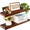 Imperative Décor Handmade Floating Shelves - Natural Wood Floating Shelves