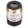 Microscope Lens, 4 x 185 Biological Microscope Achromatic Lenses Lens
