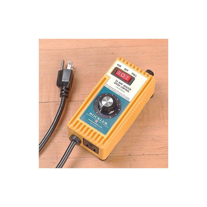 Rockler Router Speed Control - Yellow Router Speed Controller Provides