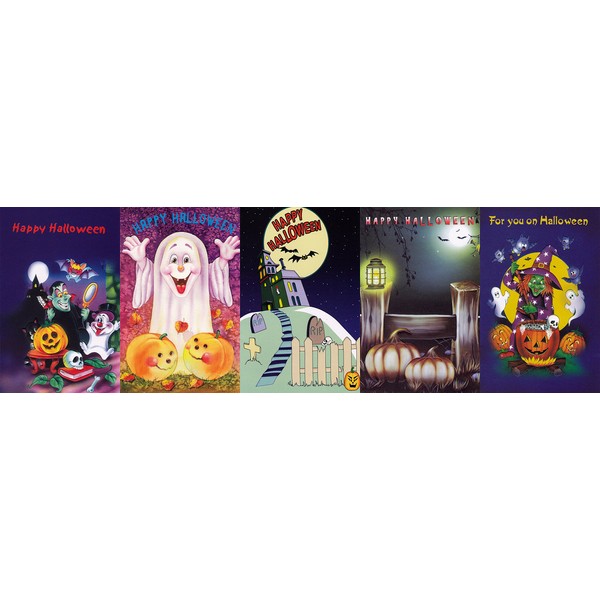 Assorted Halloween Greeting Cards 30 Pack
