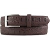 BELTINGER Belt with Crocodile Embossed 3 cm Leather Belt for