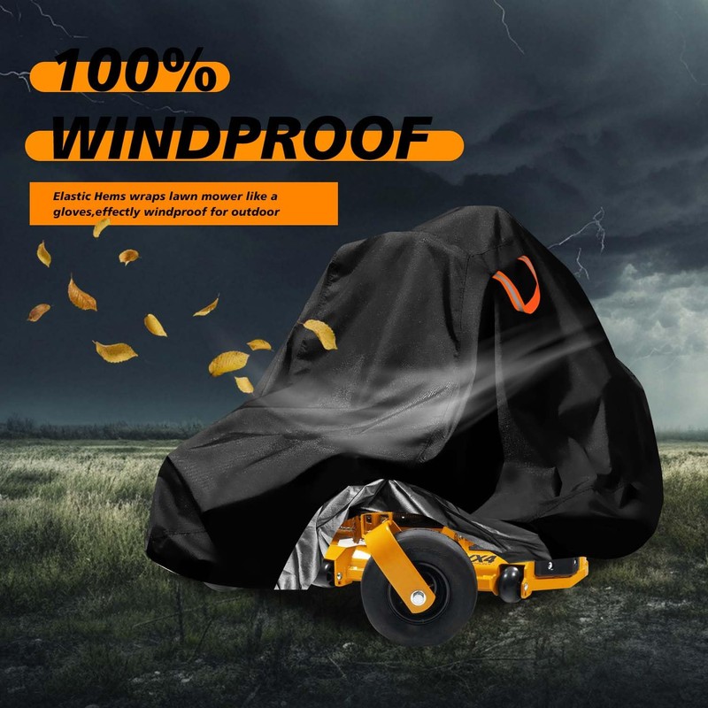 Zero-Turn Lawn Mower Covers,Waterproof Outdoor Riding Mower Cover,Fits up to