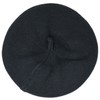 Classic Winter Knitted Artist Hat French Style Beret (Black)