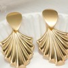 Stocking Stuffers Holiday Outfits for Women 2024 Gold Statement Earrings