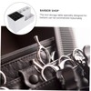 Baluue Hair Styling Tools Storage Box 10-Piece Scissors Holder for