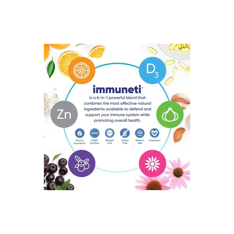 Immuneti Defensa Inmunológica 6-en-1 Vitaminas Y Hierbas N/a