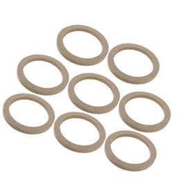 Motoforti Universal Car Speaker Spacer Rings, 6.5 Inch, Solid Wood, Beige, 8 Pcs