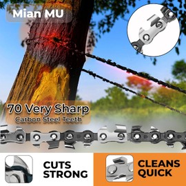 55 Inch High Limb Rope Saw with Dual Sided 70 Teeth 360° Chain – Manual Hand Saw for Tree Branch Cutting – Fast, Portable & Durable Outdoor Tree Trimming Tool Kit