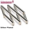 SILBERKANNE Scissor Trivet Extendible 55 x 13 cm Premium Silver