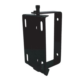 BluBird HRS180 Universal Hose Reel Swivel Mount for Floor, Wall, Ceiling, 180 Degree Rotation, Black Powder Coated, Steel, 4 Slotted Holes