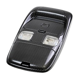 Rawsomes Overhead Console Dome Light Assembly Compatible with Dodge Ram 1500 2500 1999-2001 Front LED Console with Storage, Replace 55350657 SN96TL2AA(Carbon Fibre)
