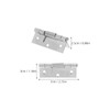 Operitacx 2pcs Stainless Steel Self Closing Door Hinges Durable Replacement
