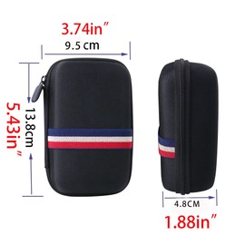 JINMEI Hard EVA Carrying Case Compatible with RG353V/RG353VS Handheld Game Console Case。