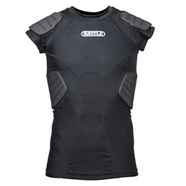 Battle Integrated Compression Top Black, X-Large