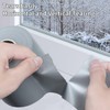 MILEQEE Cloth Duct Window Seal Strip Tape for Winter, 1.89in