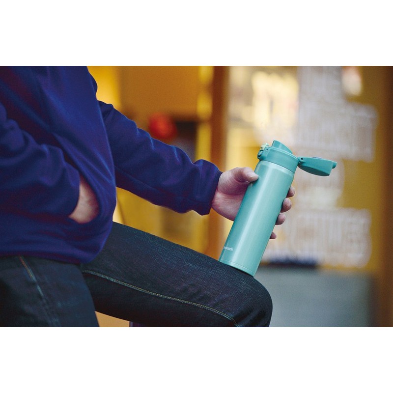 Peacock stainless steel bottle wantattimagu 0.7l Sky Blue Amy –