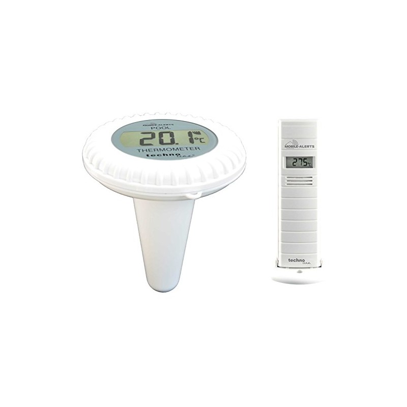 TECHNOLINE Weather Station House Surveillance System "Mobile - Alerts", White,