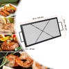 Happybuy X-Marks Fire Pit Grill Grate, Rectangle Cooking Grate, Heavy